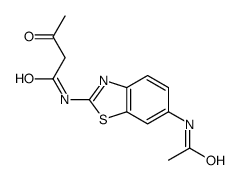 N-(6-acetamido-1,3-benzothiazol-2-yl)-3-oxobutanamide Structure