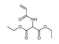 diethyl 2-(prop-2-enoylamino)propanedioate Structure