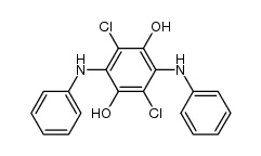 2,5-dianilino-3,6-dichloro-hydroquinone结构式