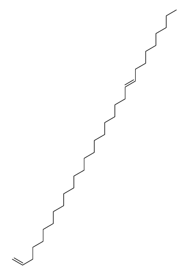 hentriaconta-1,22-diene Structure