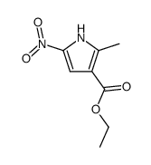 Pyrrole-3-carboxylic acid, 2-methyl-5-nitro-, ethyl ester (6CI)结构式