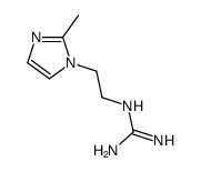 2-[2-(2-methylimidazol-1-yl)ethyl]guanidine Structure