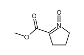 2H-Pyrrole-5-carboxylicacid,3,4-dihydro-,methylester,1-oxide(9CI) structure