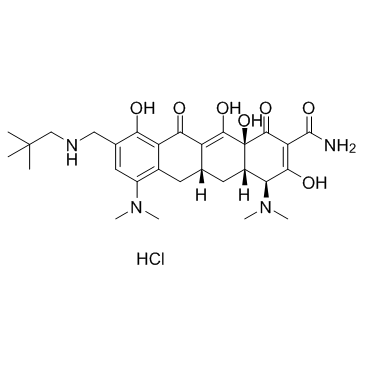 Omadacycline hydrochloride结构式