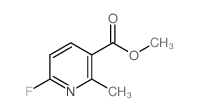 6-氟-2-甲基烟酸甲酯结构式