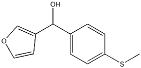 furan-3-yl(4-(methylthio)phenyl)methanol Structure
