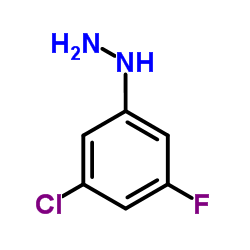 (3-Chloro-5-fluorophenyl)hydrazine结构式