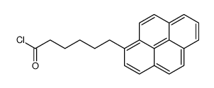 6-(pyren-1-yl)hexanoyl chloride Structure