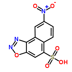 8-硝基萘[1,2-d][1,2,3]恶二唑-5-磺酸结构式