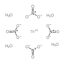 硝酸钍四水结构式