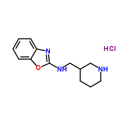 Benzooxazol-2-yl-piperidin-3-ylmethyl-amine hydrochloride结构式