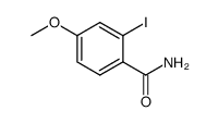 2-iodo-4-methoxybenzamide结构式