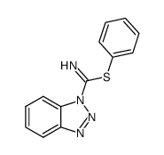 phenyl 1H-benzo[d][1,2,3]triazol-1-carbimidothioate Structure