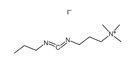 trimethyl-(3-propyliminomethylenamino-propyl)-ammonium, iodide Structure