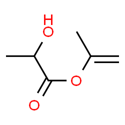 Propanoic acid, 2-hydroxy-, 1-methylethenyl ester (9CI)结构式