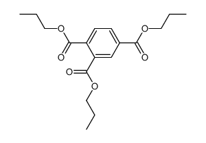 苯-1, 2, 4-三羧酸三丙酯结构式