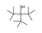 tritert-butyl(sulfanyl)silane Structure