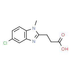 3-(5-Chloro-1-methyl-1H-benzoimidazol-2-yl)-propionic acid图片