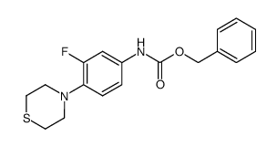 (3-氟-4-硫代吗啉苯基)氨基甲酸苄酯图片