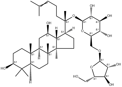 人参皂苷MC结构式