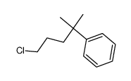 (4-chloro-1,1-dimethyl-butyl)-benzene结构式