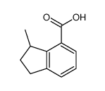 3-methyl-2,3-dihydro-1H-indene-4-carboxylic acid结构式