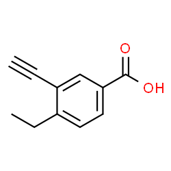 4-Ethyl-3-ethynylbenzoic acid Structure