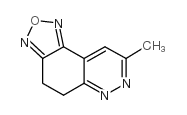 8,9-DIHYDRO-3-METHYL-1,2,5-OXADIAZOLO[3,4-F]CINNOLINE结构式