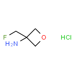 3-(fluoromethyl)oxetan-3-amine hydrochloride结构式