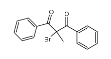 2-bromo-2-methyl-1,3-diphenyl-propane-1,3-dione结构式