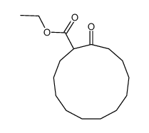 ethyl 2-oxocyclotridecane-1-carboxylate结构式