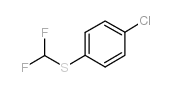 4-(DIFLUOROMETHYLTHIO)CHLOROBENZENE structure