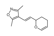 4-[2-(3,4-dihydro-2H-pyran-2-yl)ethenyl]-3,5-dimethyl-1,2-oxazole Structure