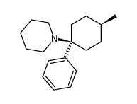 trans-Ph/Me 1-(1-phenyl-4-methylcyclohexyl)piperidine结构式