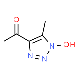 Ethanone, 1-(1-hydroxy-5-methyl-1H-1,2,3-triazol-4-yl)- (9CI) Structure