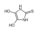 2H-Imidazole-2-thione,1,3-dihydro-4,5-dihydroxy- Structure