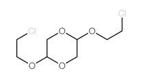 2,5-bis(2-chloroethoxy)-1,4-dioxane structure