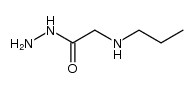 N-Propyl-glycin-hydrazid Structure