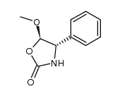 (4S,5R)-5-methoxy-4-phenyl-2-oxazolidinone Structure