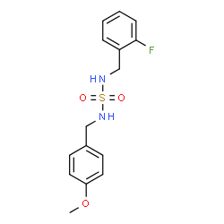 N-(2-FLUOROBENZYL)-N'-(4-METHOXYBENZYL)SULFAMIDE picture