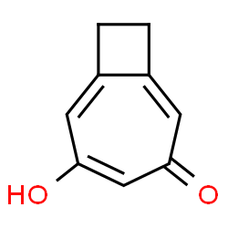 Bicyclo[5.2.0]nona-1,4,6-trien-3-one, 5-hydroxy- (9CI) picture