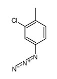 4-azido-2-chloro-1-methylbenzene Structure