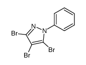 3,4,5-tribromo-1-phenyl-1H-pyrazole Structure