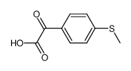 (4-thiomethoxyphenyl)oxoacetic acid Structure