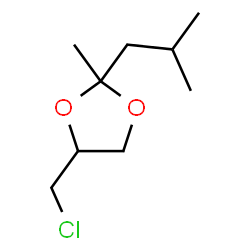 1,3-Dioxolane,4-(chloromethyl)-2-methyl-2-(2-methylpropyl)-(9CI) picture