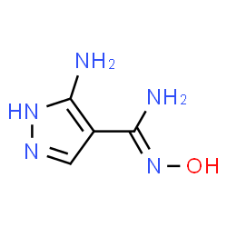 3-Aminopyrazole-4-carboxamidoxime Structure