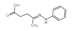 Pentanoic acid,4-(2-phenylhydrazinylidene)- structure