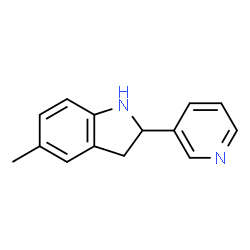 1H-Indole,2,3-dihydro-5-methyl-2-(3-pyridinyl)-(9CI)结构式