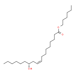 hexyl (R)-12-hydroxyoleate Structure