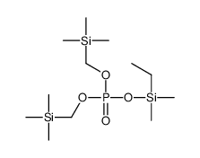 [ethyl(dimethyl)silyl] bis(trimethylsilylmethyl) phosphate结构式